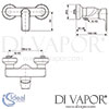 Ideal Standard Connect Air Concept Air Exposed Silver Shower Mixer Dimensions